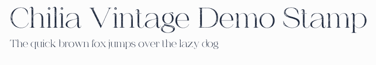 Chilia Vintage Demo Stamp預覽圖