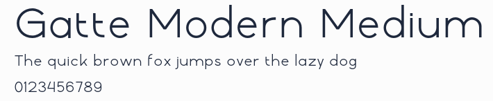 Gatte Modern Medium