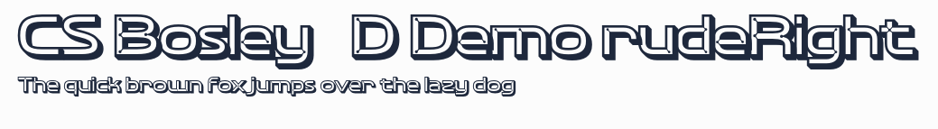 CS Bosley 3D Demo rudeRight預覽圖