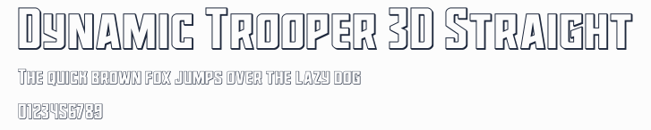 Dynamic Trooper 3D Straight預覽圖