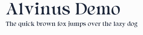 Alvinus Demo預覽圖