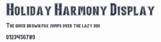 Holiday Harmony Display