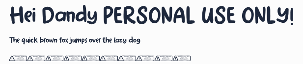 Hei Dandy PERSONAL USE ONLY!預覽圖