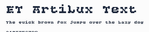 ET Artilux Text