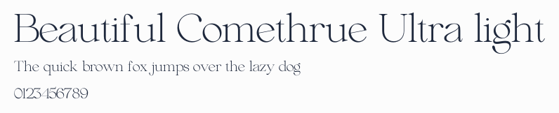 Beautiful Comethrue Ultra light預覽圖