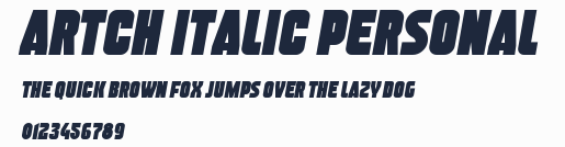 Artch Italic Personal