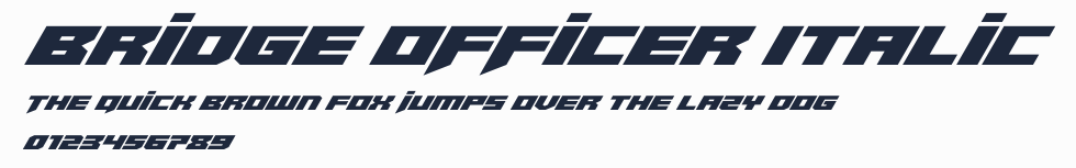 Bridge OFFicer Italic預覽圖