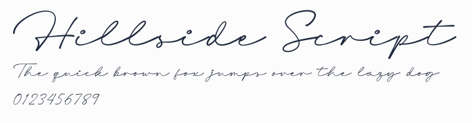 Hillside Script預覽圖