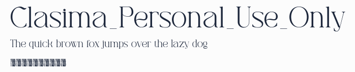 Clasima_Personal_Use_Only預覽圖