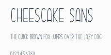 Cheescake Sans預覽圖