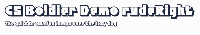 CS Boldier Demo rudeRight預覽圖