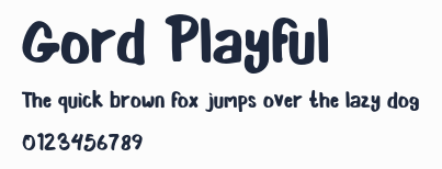 Gord Playful預覽圖