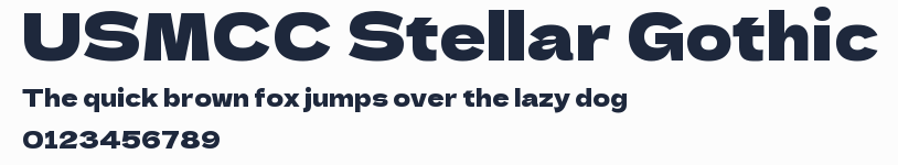 USMCC Stellar Gothic