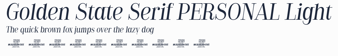 Golden State Serif PERSONAL Light預覽圖