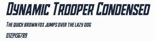 Dynamic Trooper Condensed預覽圖