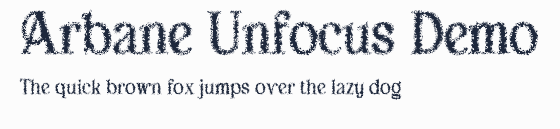 Arbane Unfocus Demo預覽圖