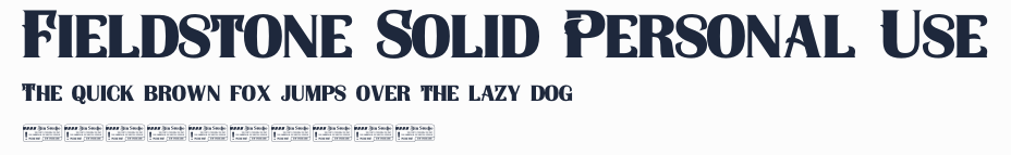 Fieldstone Solid Personal Use預覽圖