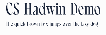 CS Hadwin Demo預覽圖