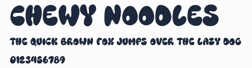 Chewy Noodles預覽圖