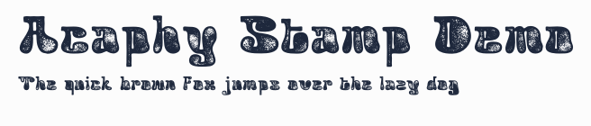 Acaphy Stamp Demo預覽圖