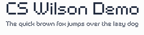 CS Wilson Demo預覽圖