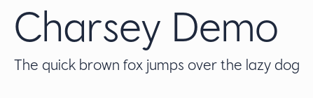 Charsey Demo預覽圖