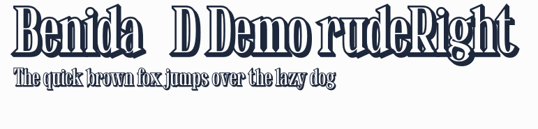 Benida 3D Demo rudeRight預覽圖