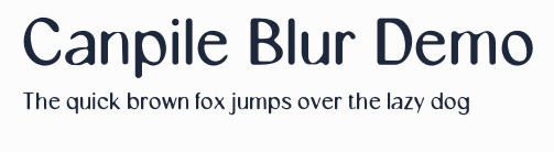 Canpile Blur Demo預覽圖