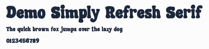 Demo Simply Refresh Serif預覽圖