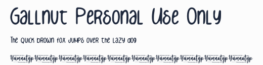 Gallnut Personal Use Only預覽圖