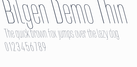 Bilgen Demo Thin預覽圖