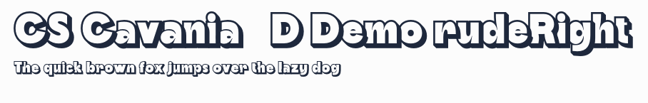 CS Cavania 3D Demo rudeRight預覽圖
