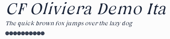CF Oliviera Demo Ita預覽圖