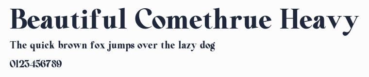 Beautiful Comethrue Heavy預覽圖