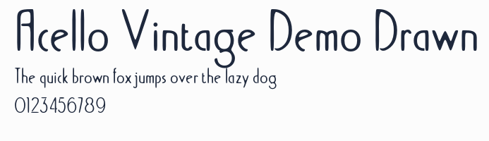 Acello Vintage Demo Drawn預覽圖