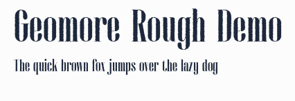 Geomore Rough Demo預覽圖