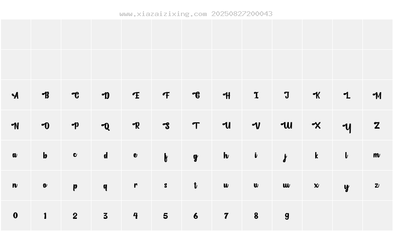 字符映射圖