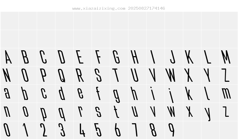 字符映射圖