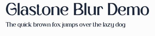 Glastone Blur Demo預覽圖