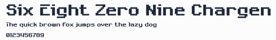 Six Eight Zero Nine Chargen