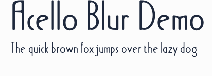 Acello Blur Demo預覽圖
