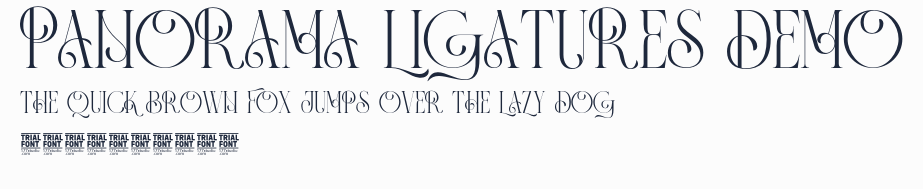 Panorama Ligatures Demo預覽圖