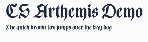 CS Arthemis Demo