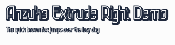 Anzuka Extrude Right Demo預覽圖