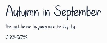 Autumn in September預覽圖