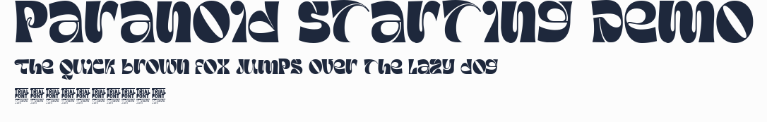 Paranoid Starting Demo預覽圖