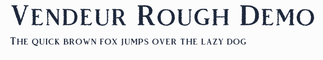 Vendeur Rough Demo預覽圖
