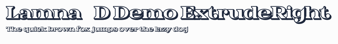 Lamna 3D Demo ExtrudeRight預覽圖