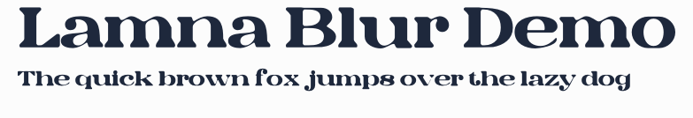 Lamna Blur Demo預覽圖