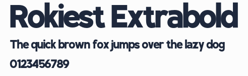 Rokiest Extrabold預覽圖